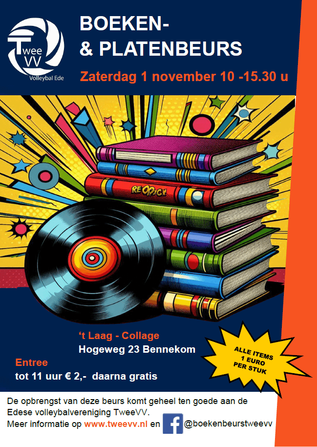 Jaarlijkse boeken- en platenbeurs